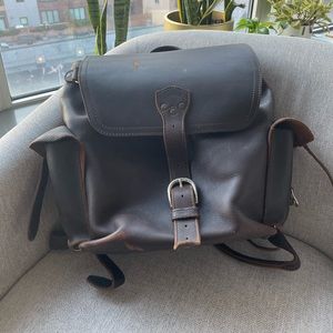 Saddleback Leather Backpack — Dark Coffee Brown — $500 — Great Condition